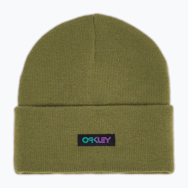 Oakley B1B Gradient Patch Beanie cappello invernale in felce