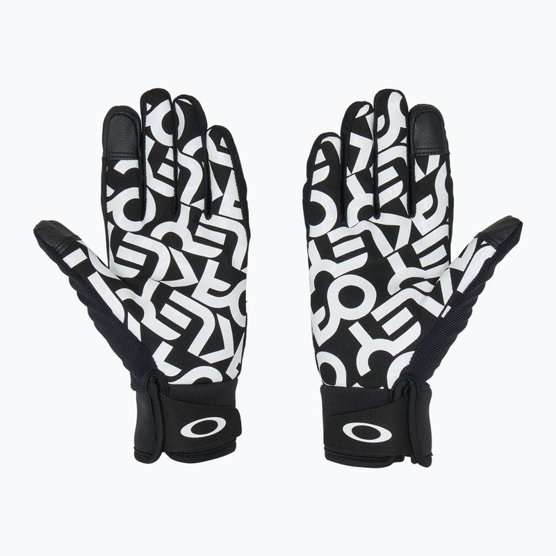Guanto Oakley Factory Pilot Core da uomo con logo bianco/nero 2
