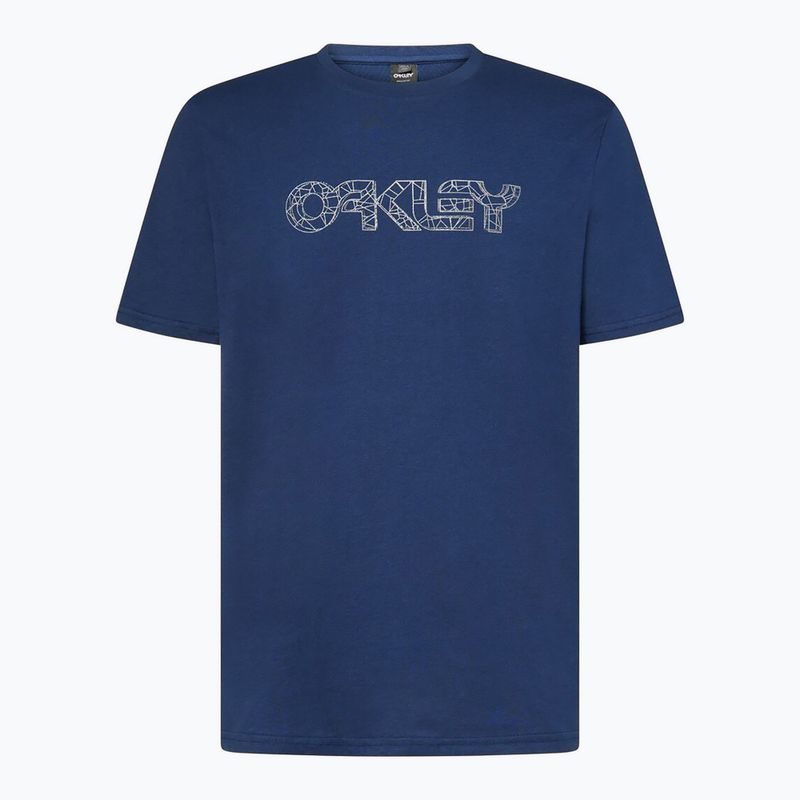 Maglietta Oakley Wire B1B Tee team navy da uomo