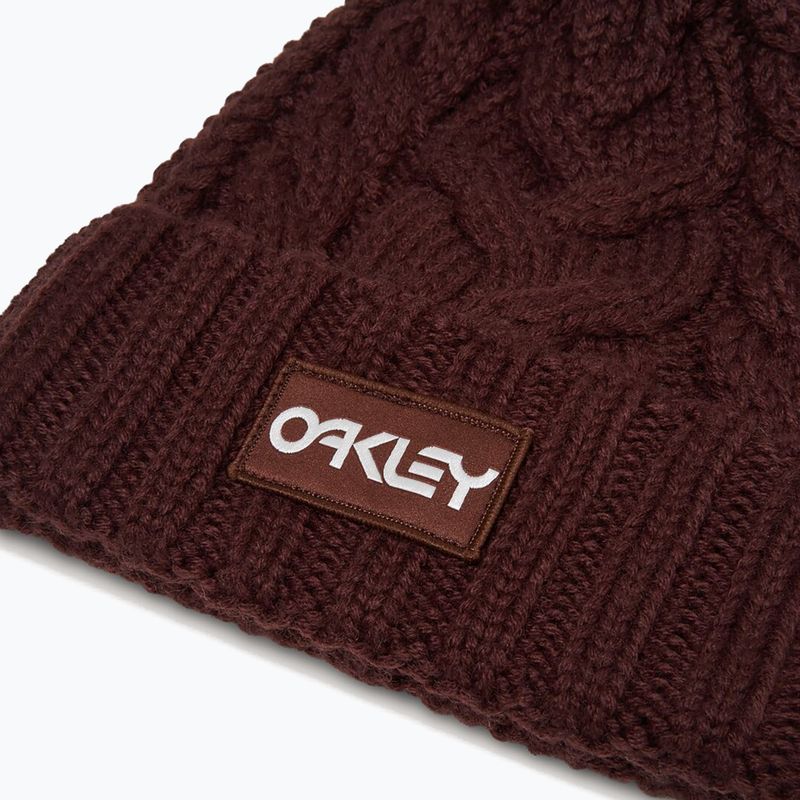 Oakley Harper Pom Beanie berretto invernale granata 4