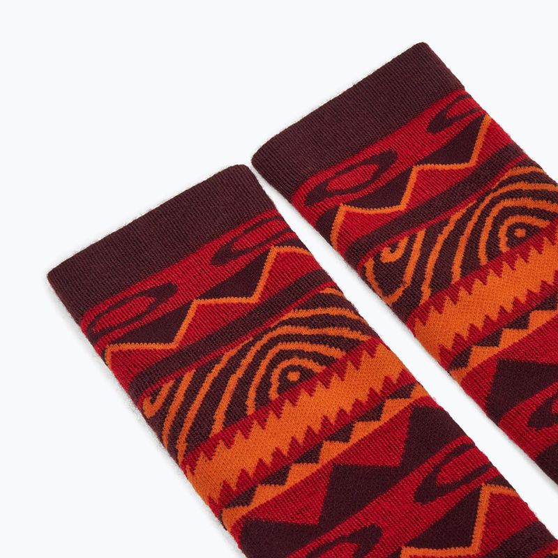 Oakley Wanderlust Perf Socks 2.0 calze da sci modello grenache norway 4