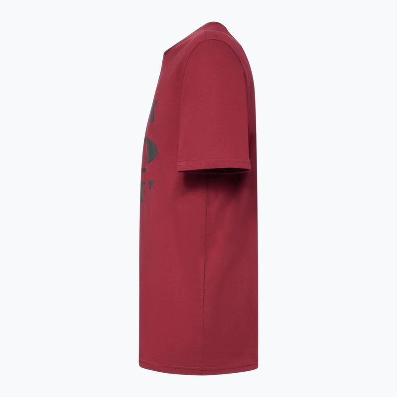 Oakley Bark Ellipse Tee da uomo rosso ferro 3