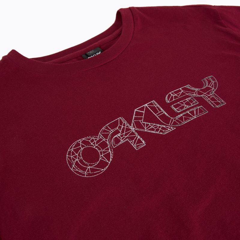 Oakley Wire B1B Tee da uomo rosso ferro 3