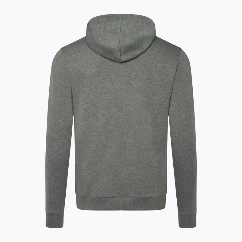 Felpa con cappuccio Oakley Bark Fleece da uomo, nuova, grigio atletico 2