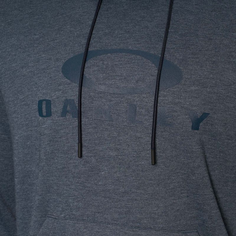 Felpa con cappuccio Oakley Bark Fleece Uomo fathom heather 3