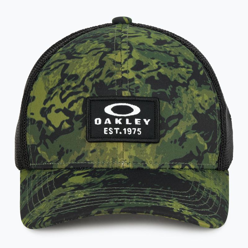 Cappello da baseball Oakley Patch Trucker tiger camo verde da uomo 2