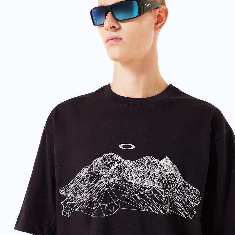 Maglietta Oakley Wired Mtn Scape da uomo, neroout 4
