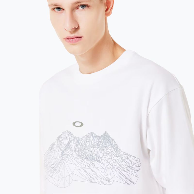 Oakley Wired Mtn Scape Tee da uomo, bianco 5