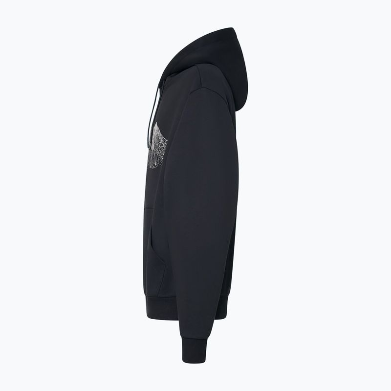 Felpa Oakley Outdoor con cappuccio da uomo, blackout 3