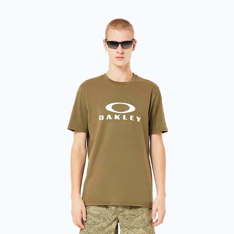 Maglietta Oakley O Bark 2.0 verde militare da uomo