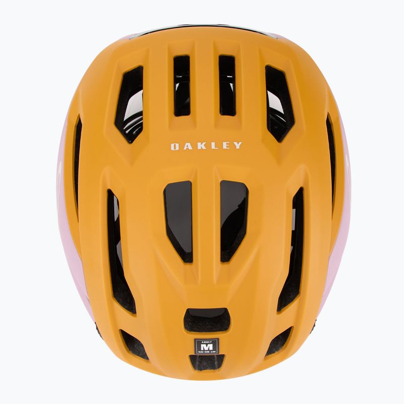 Oakley Aro3 Endurance EU senape nebbia geo gradiente casco da bici 6