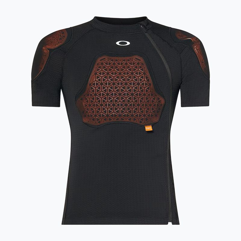 Maglia da ciclismo Oakley Drop In D30 Full Impact da uomo, con protezioni, per il blackout 7