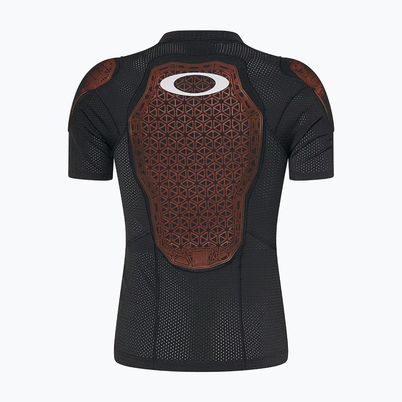 Maglia da ciclismo Oakley Drop In D30 Full Impact da uomo, con protezioni, per il blackout 8