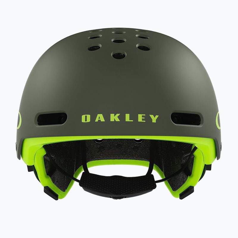 Casco da bici Oakley Street1 EU verde cacciatore opaco/retina burn 3