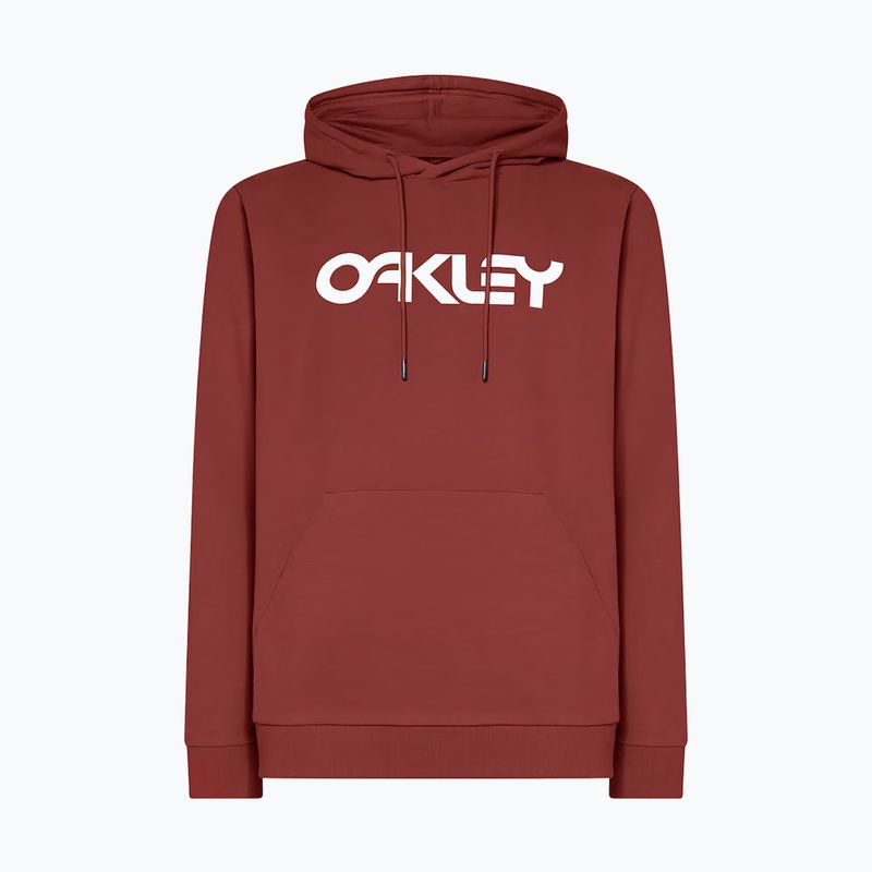 Felpa Oakley B1B Po Hoodie 2.0 rosso fuoco da uomo