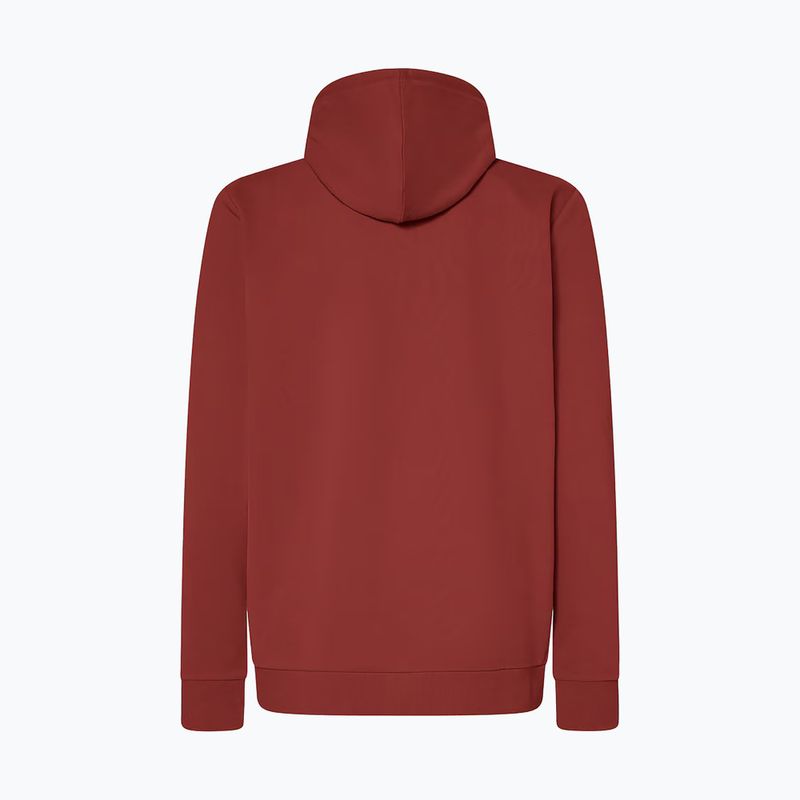 Felpa Oakley B1B Po Hoodie 2.0 rosso fuoco da uomo 2