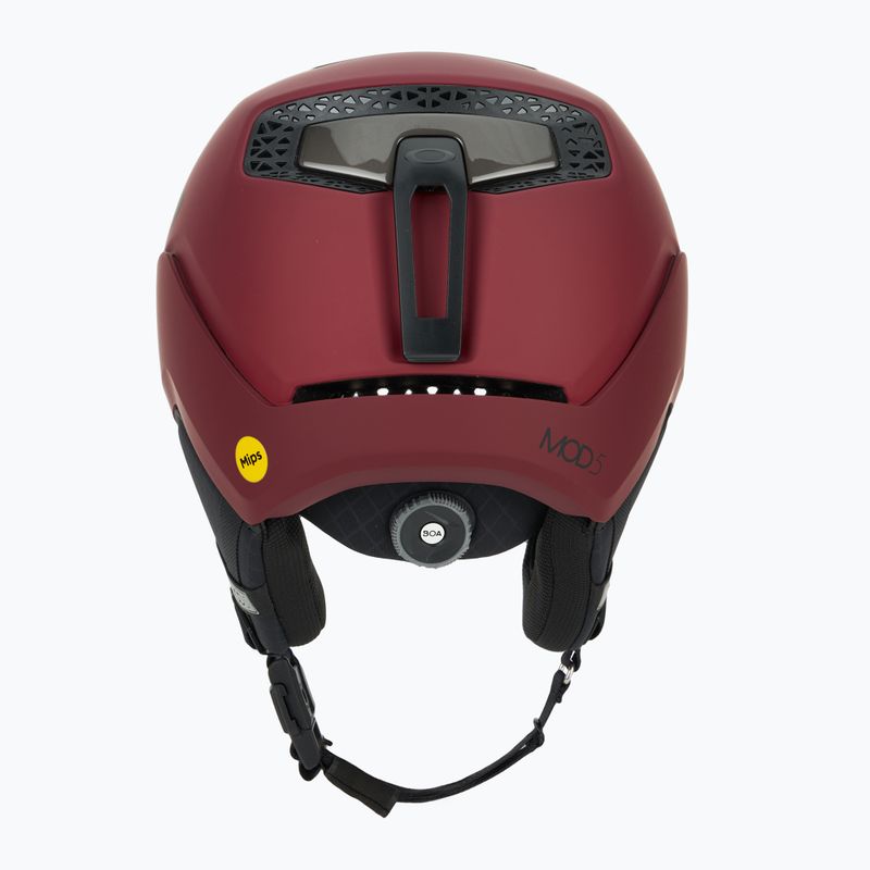 Casco da sci Oakley Mod5 matte iron red 4