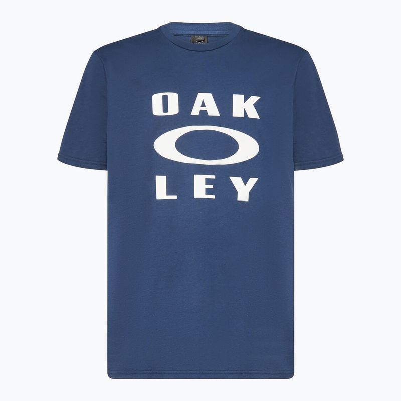 Camicia Oakley Bark Ellipse Tee abyss da uomo
