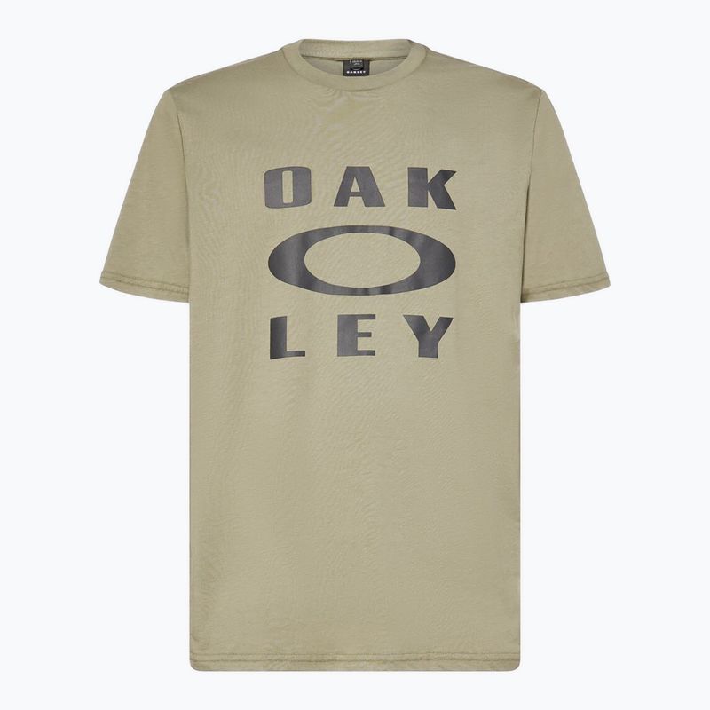 Maglietta Oakley Bark Ellipse da uomo verde boulder