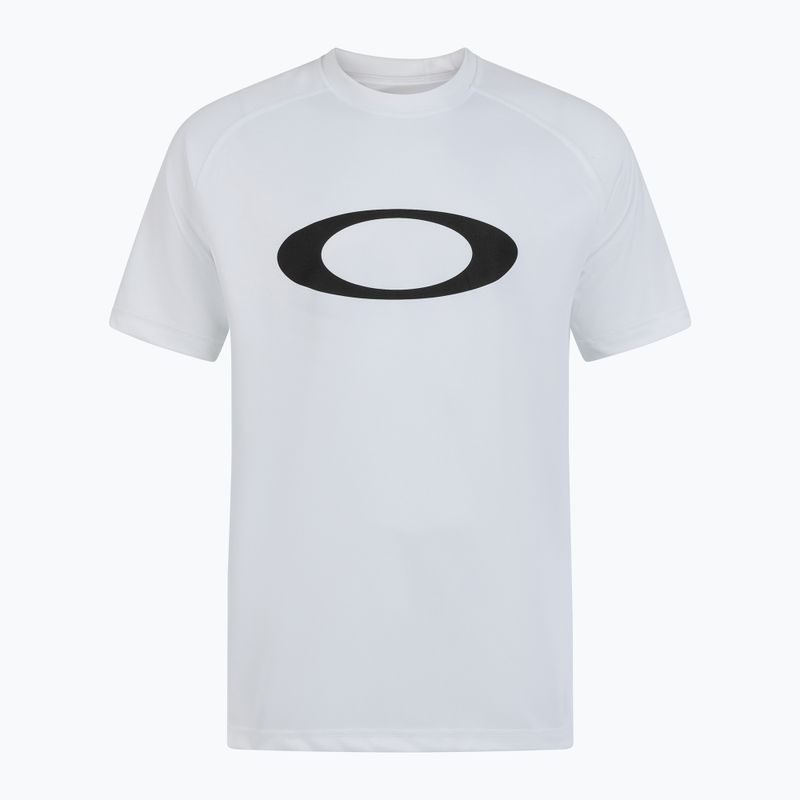 Camicia da bagno Oakley Rashguard da uomo, bianco