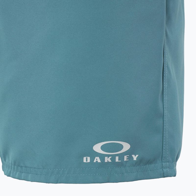 Pantaloncini da bagno Oakley Clear Lake 18" Volley dark pacific da uomo 3