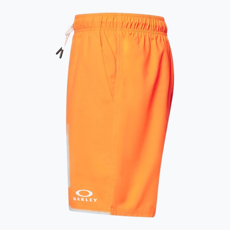 Pantaloncini da bagno Oakley Clear Lake 18" Volley da uomo, arancione neon 3