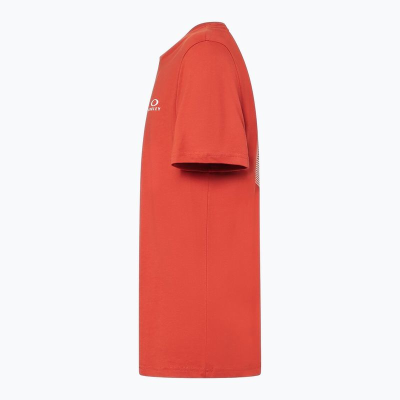 Oakley Graphic Tee da uomo rosso fuoco 3
