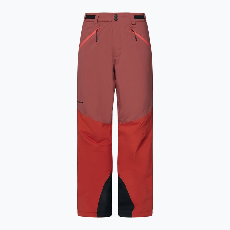 Pantaloni da sci uomo Oakley Canopy Pro Insulated flame red/rosewood 8