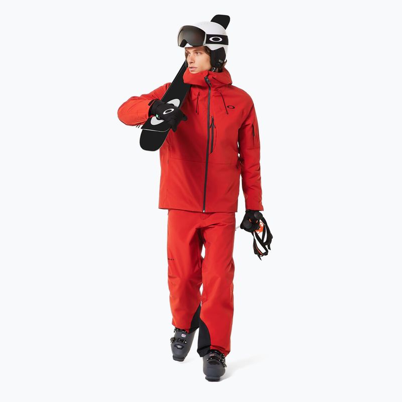 Pantaloni da sci uomo Oakley Canopy Insulated flame red 2