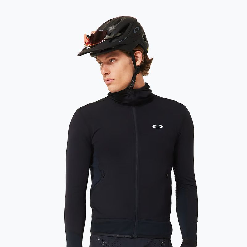 Felpa da ciclismo Oakley Canopy Full Zip Hoodie blackout