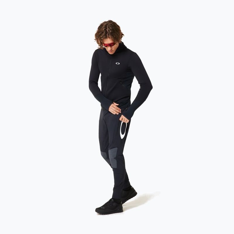 Felpa da ciclismo Oakley Canopy Full Zip Hoodie blackout 4