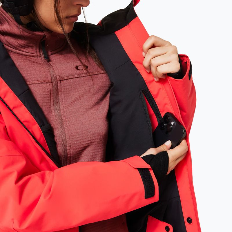 Giacca da sci da donna Oakley Canopy Insulated hibiscus red 9