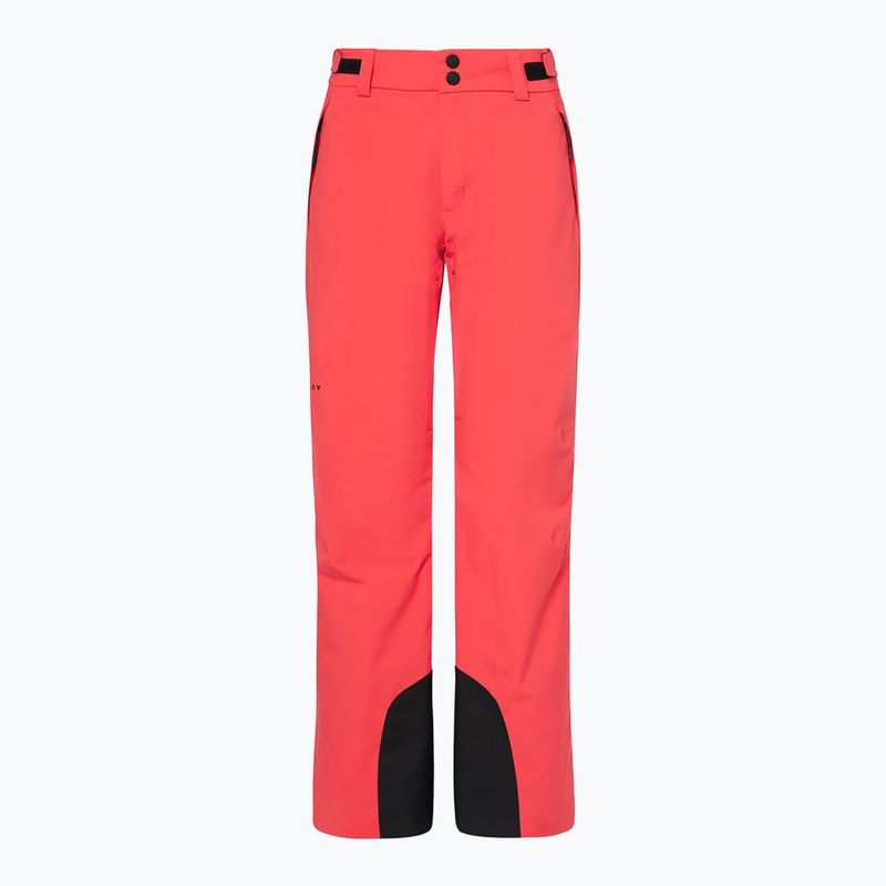 Pantaloni da sci donna Oakley Canopy Insulated hibiscus red 6