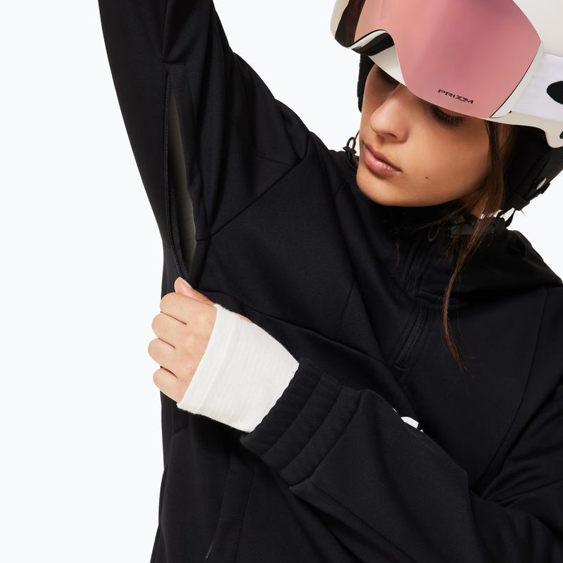 Felpa softshell con cappuccio da donna Oakley TNP Nose Grab Softshell Hoodie blackout/white 6
