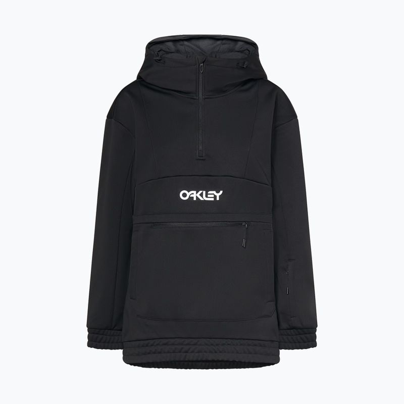 Felpa softshell con cappuccio da donna Oakley TNP Nose Grab Softshell Hoodie blackout/white 8