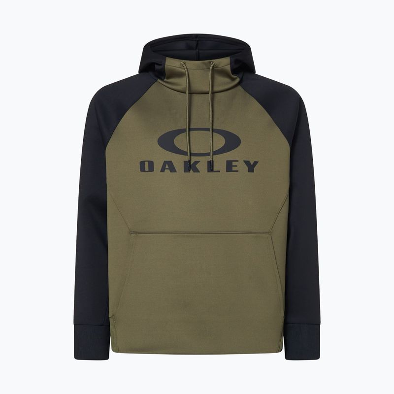 Felpa da snowboard da uomo Oakley Sierra DWR Fleece Hoody 2.0 army green 6