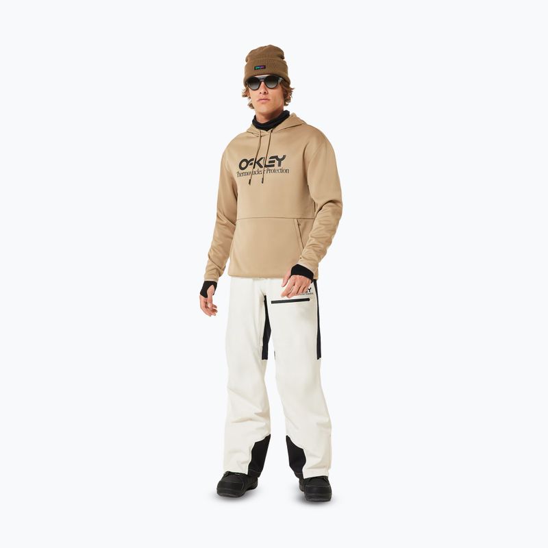 Felpa da snowboard uomo Oakley Rider Long 2.0 Hoodie pebble 2