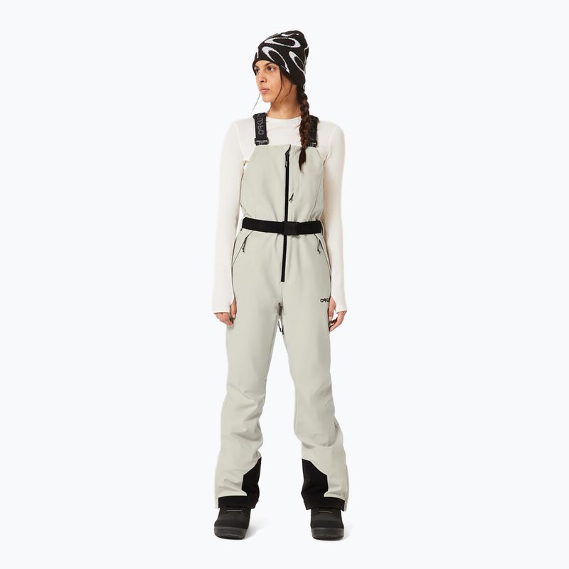 Pantaloni da snowboard donna Oakley TNP Harper Softshell Bib mist