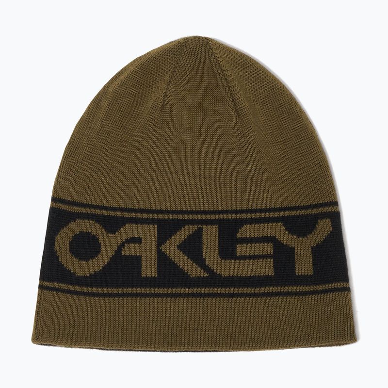 Cappello invernale Oakley Tnp Reversible Beanie 68S army green