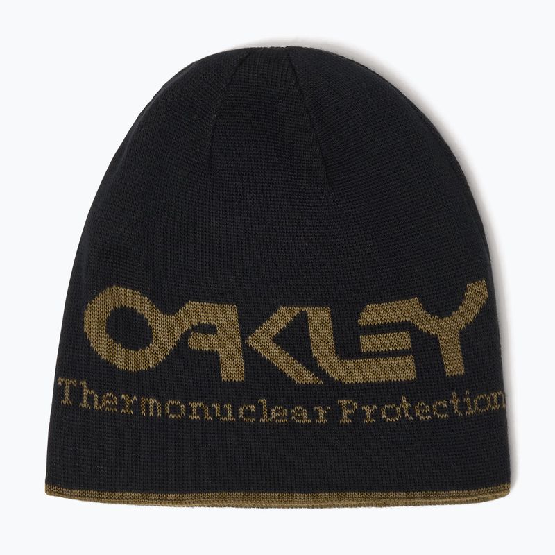 Cappello invernale Oakley Tnp Reversible Beanie 68S army green 3