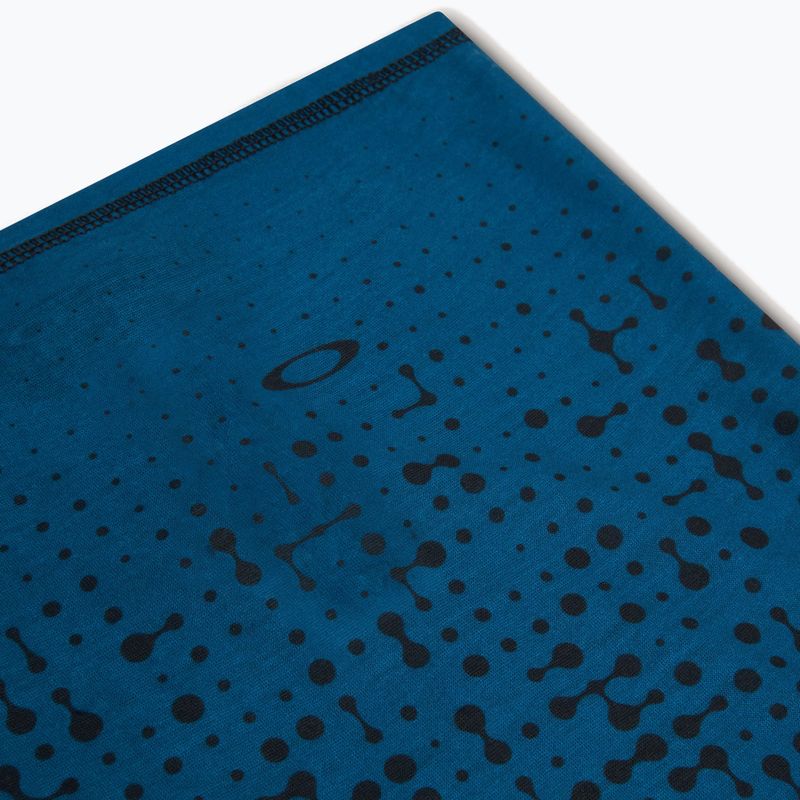 Scaldacollo multifunzionale Oakley Borealis Neck Gaiter monogram gradient blue 3