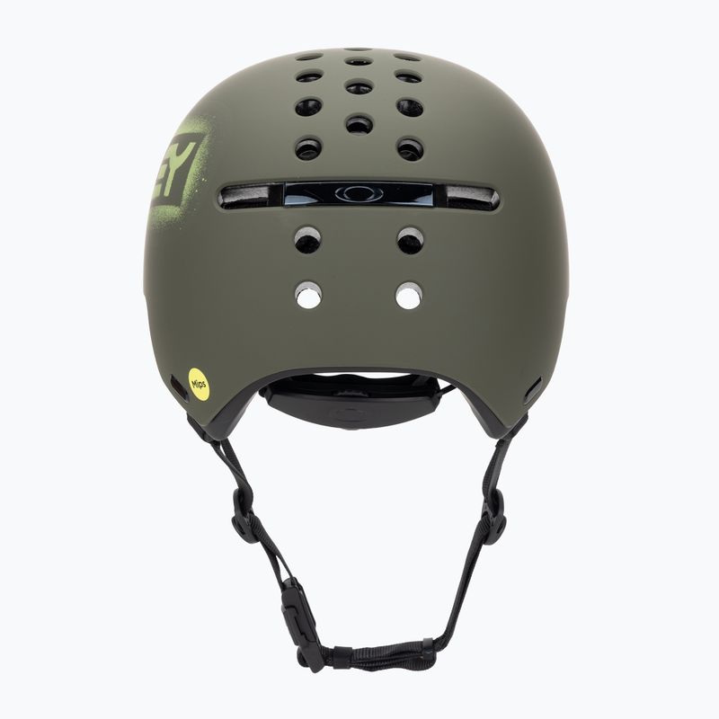 Casco Oakley Street1 EU matte dark brush stencil 4