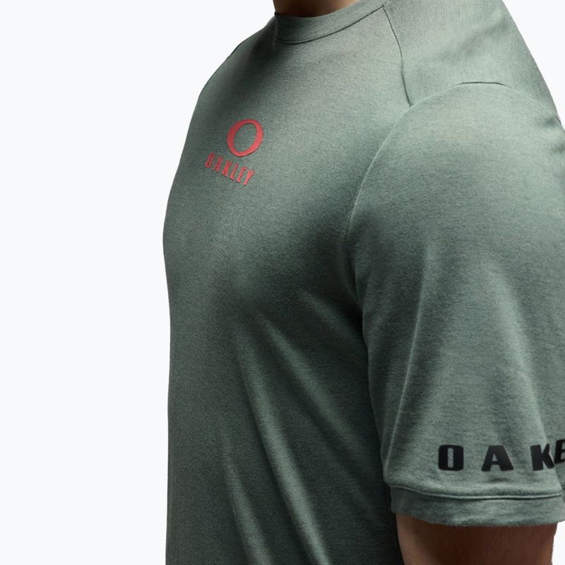 Maglietta da ciclismo da uomo Oakley Free Ride RC aviator green 3