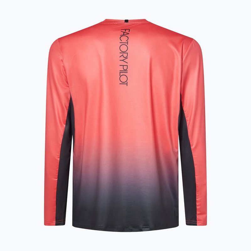 Maglia a maniche lunghe da ciclismo da uomo Oakley Maven Coast 2.0 gradient paloma/black 2