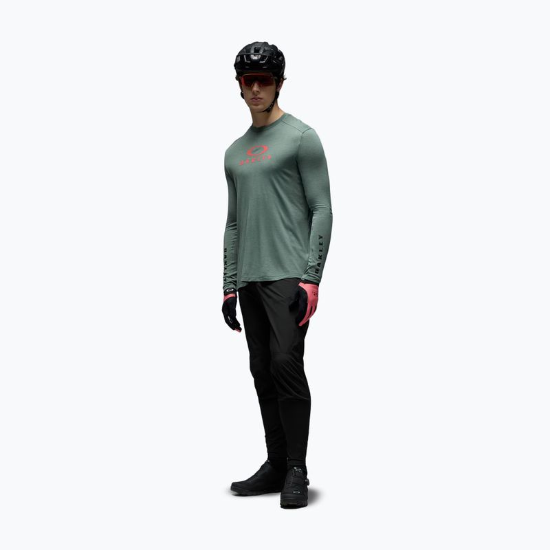 Longsleeve da ciclismo da uomo Oakley Seeker Flow LS74O aviator green 2