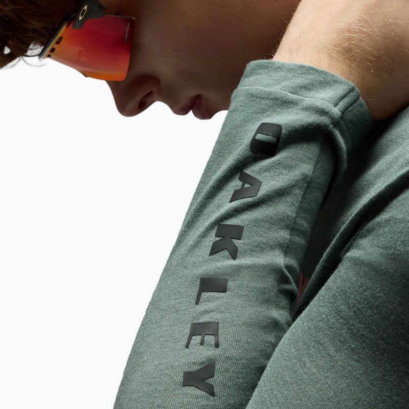 Longsleeve da ciclismo da uomo Oakley Seeker Flow LS74O aviator green 4