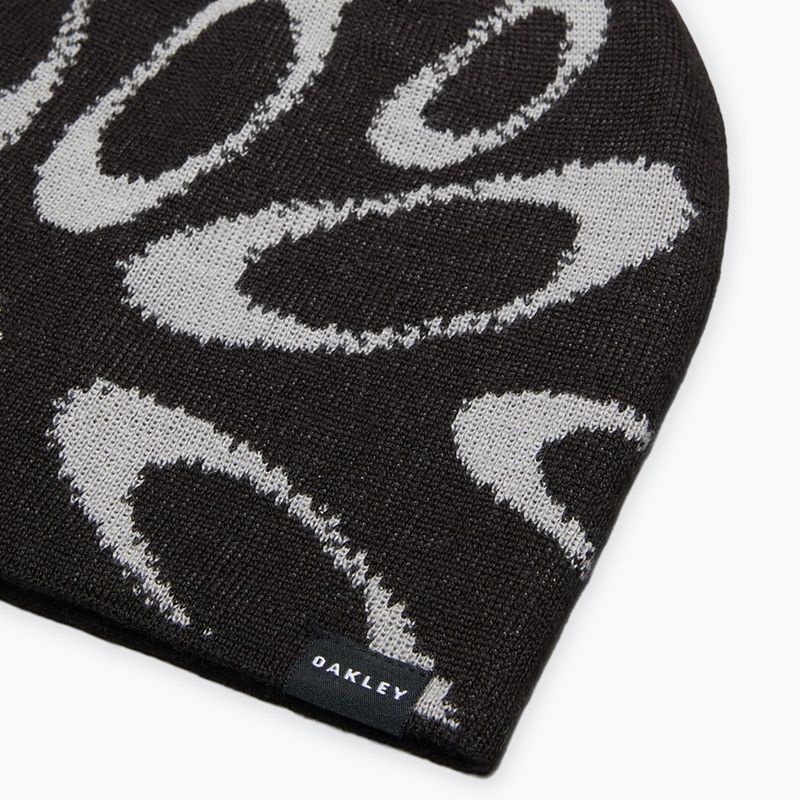 Cappello invernale Oakley Ellipse Graphic Beanie black/grey 3