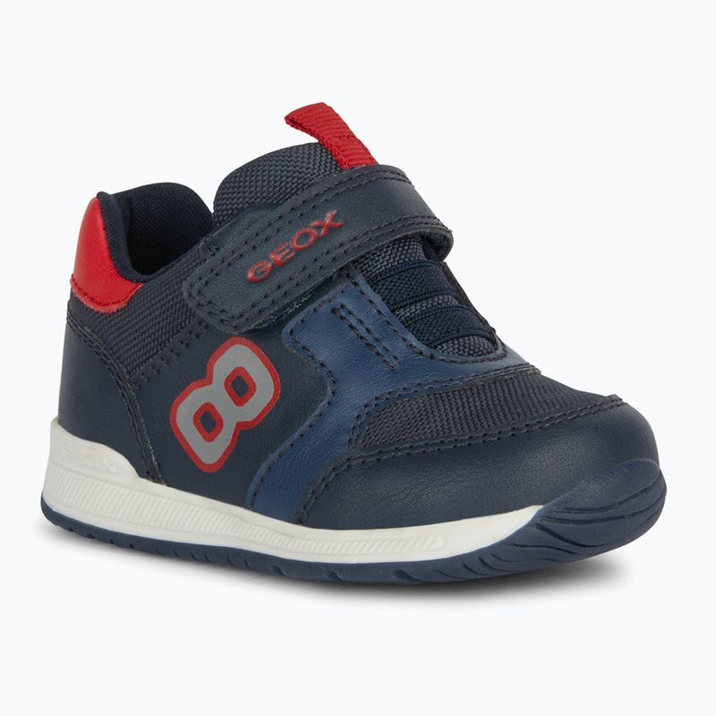 Geox Rishon, scarpe da bambino rosso/marino 7