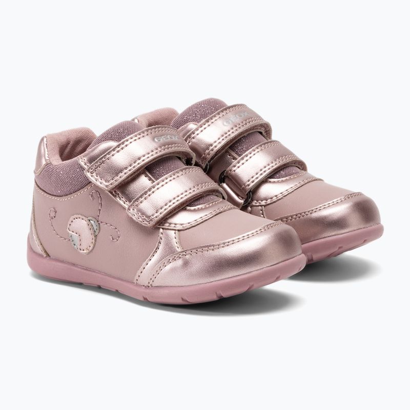 Geox Elthan rosa/argento scarpe da bambino 4