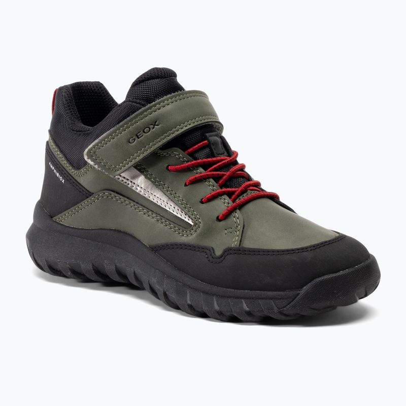 Scarpe Geox Simbyos Abx junior verde scuro/rosso